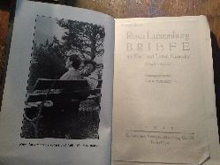 Luise Kautsky  Rosa Luxemburg  Briefe an Karl und Luise Kautsky (1896 - 1918) 