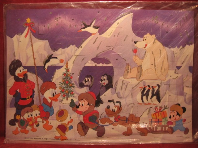 Disney, Walt:  Adventskalender " Micky Maus und ihre Freunde am Nordpol ". 