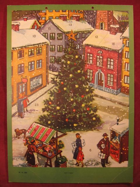   Adventskalender: Weihnachtsbaum am Markt. 