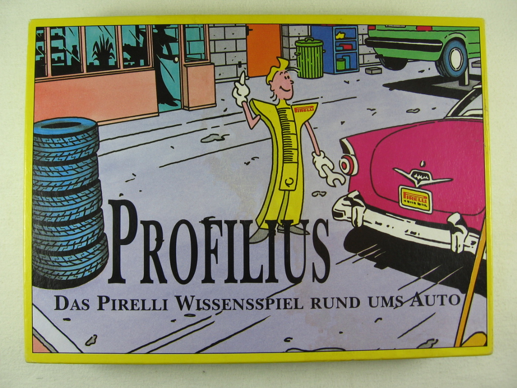   Profilius. Das Pirelli Wissensspiel rund ums Auto. 