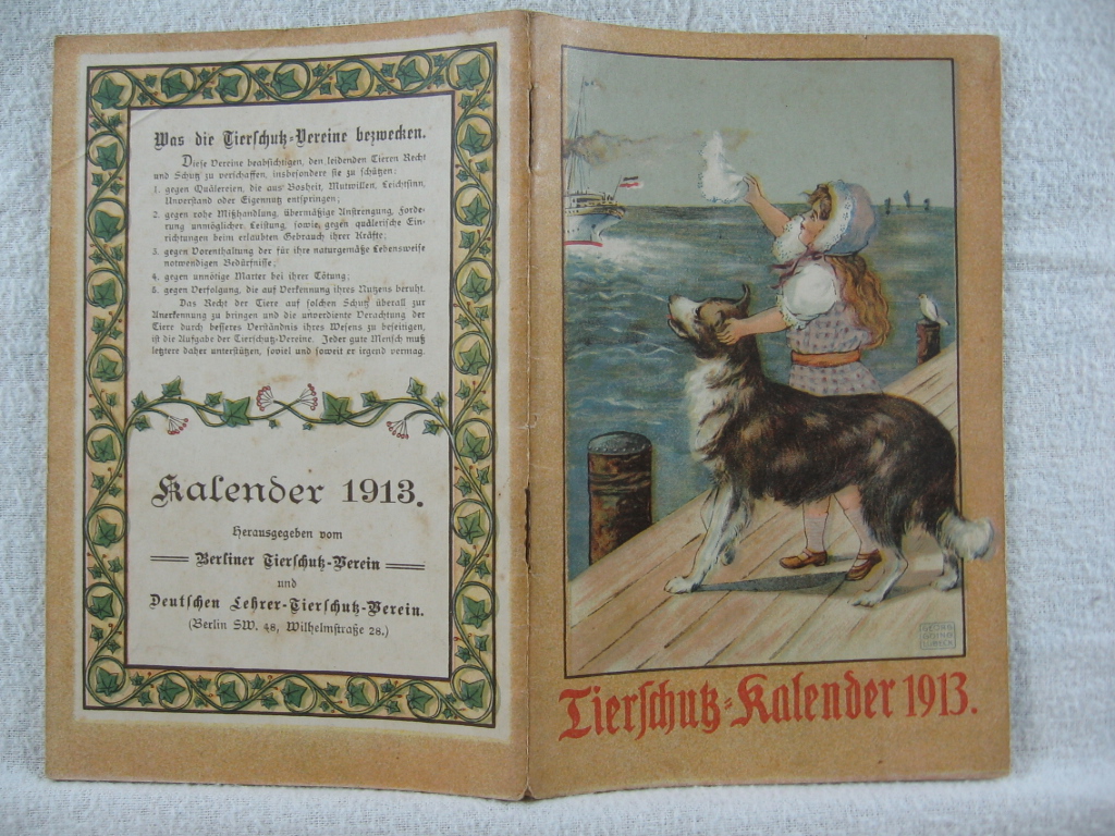   Tierschutz-Kalender 1913. 