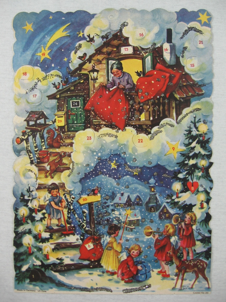   Märchen - Adventskalender Frau Holle. 