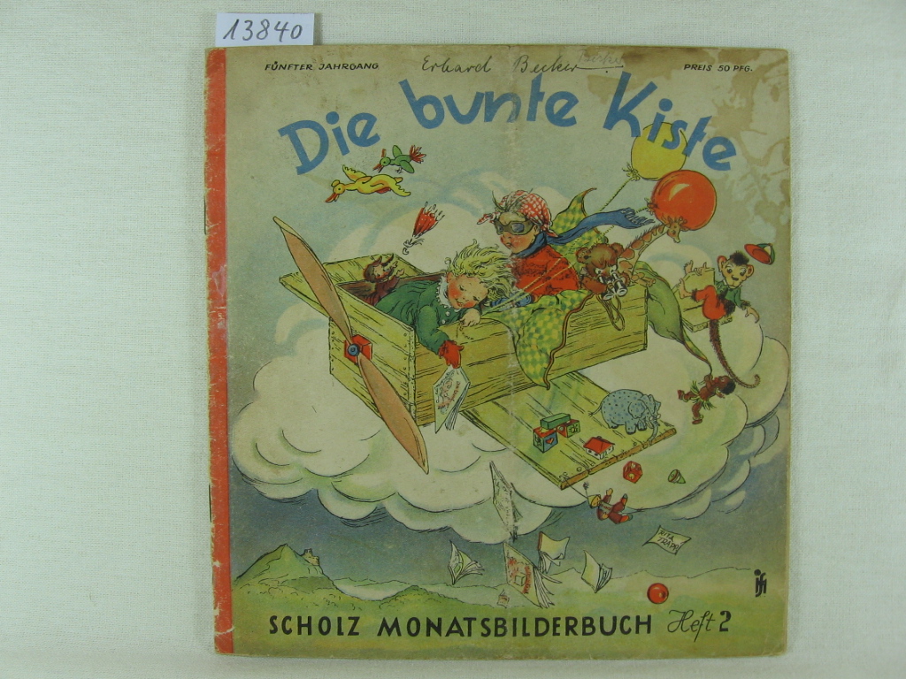 Börsch, Lili (Schriftleitung):  Die bunte Kiste. Scholz Monatsbilderbuch. 5. Jahrgang, Heft 2, November 1950. 