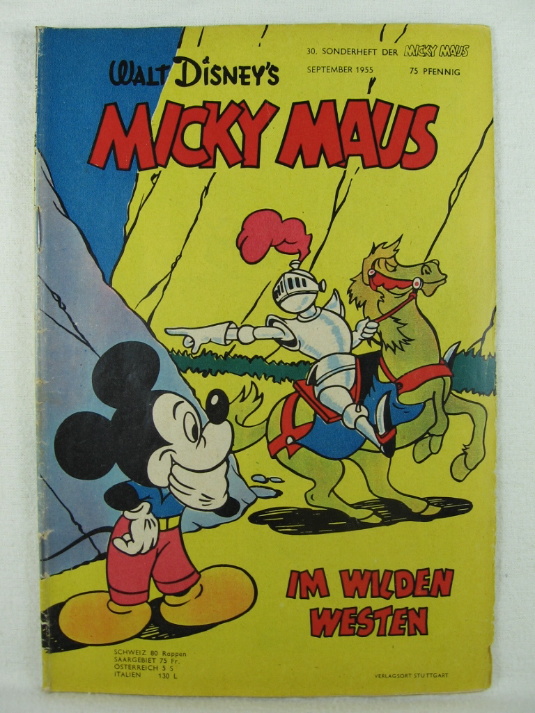 Disney, Walt:  Micky Maus Sonderheft Nr. 30: Micky Maus im Wilden Westen. 