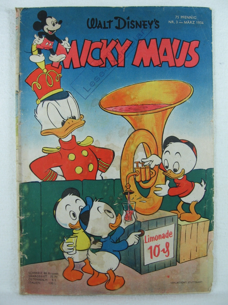 Disney, Walt:  Micky Maus. Heft 3, März 1954. 