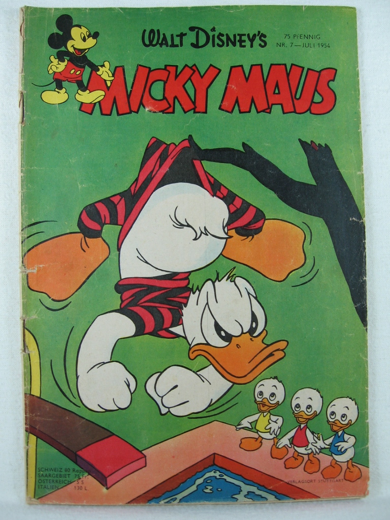 Disney, Walt:  Micky Maus. Heft 7, Juli 1954. 