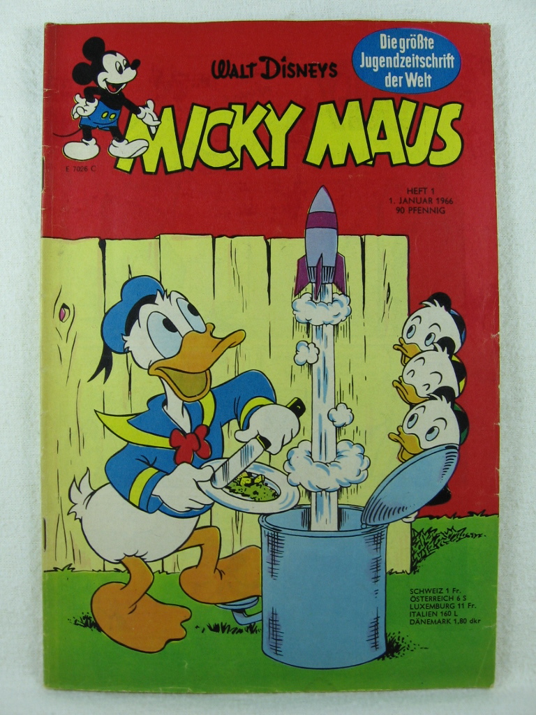 Disney, Walt:  Micky Maus. Heft 1, 1966. 