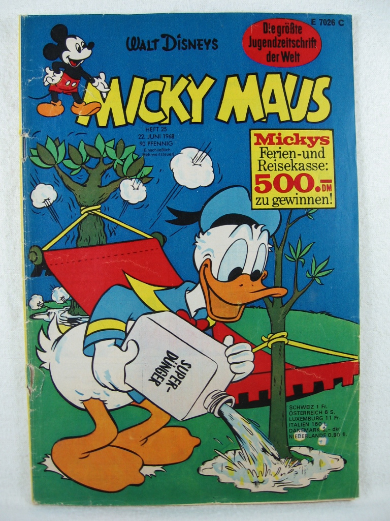 Disney, Walt:  Micky Maus. Heft 25, 1968. 