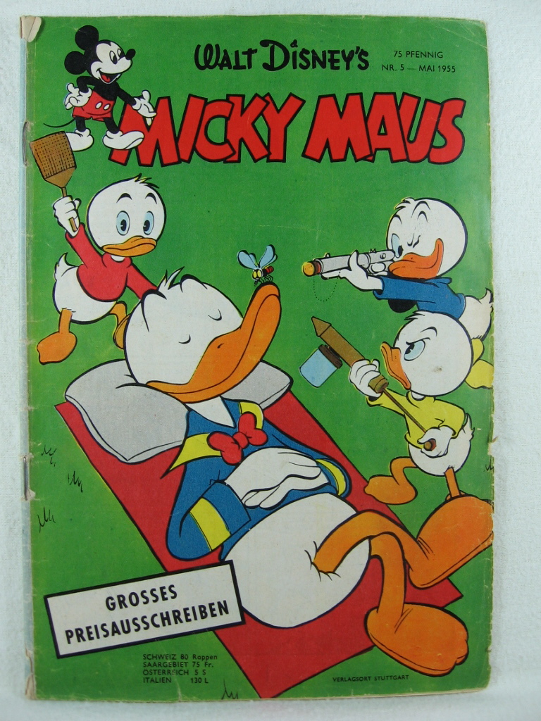 Disney, Walt:  Micky Maus. 5. Jahrgang, Heft 5, Januar 1955.. 