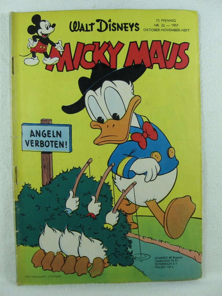 Disney, Walt:  Micky Maus. Heft 22, 1957. 