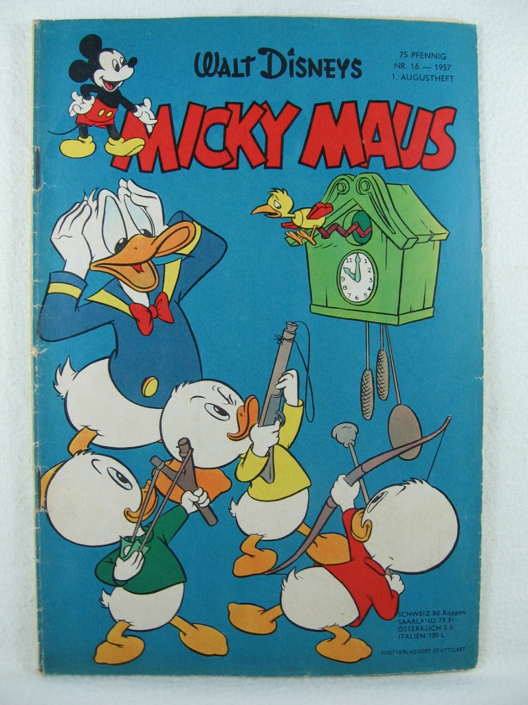 Disney, Walt:  Micky Maus. Heft 16, 1957. 