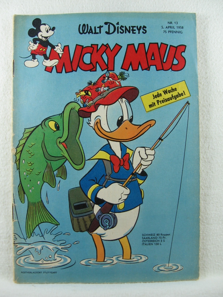 Disney, Walt:  Micky Maus. Heft 13, 1958. 