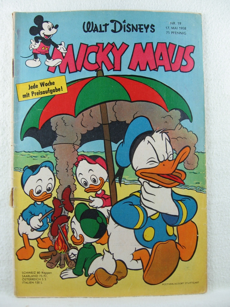 Disney, Walt:  Micky Maus. Heft 19, 1958. 