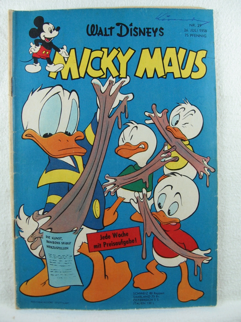 Disney, Walt:  Micky Maus. Heft 29, 1958. 