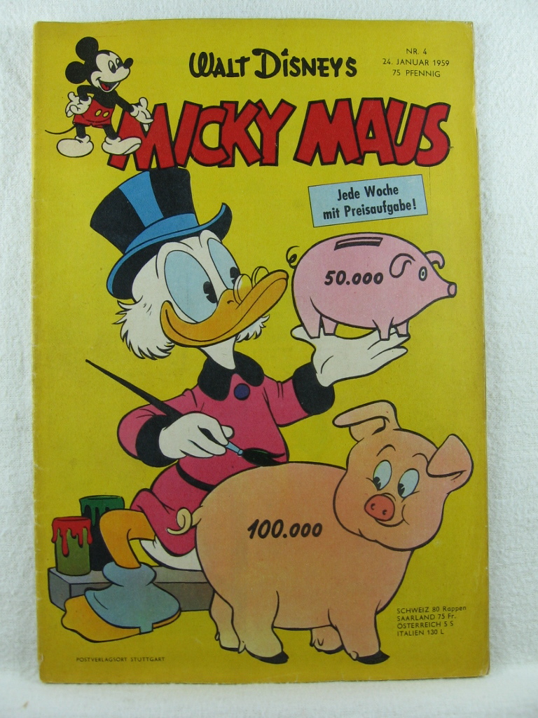 Disney, Walt:  Micky Maus. Heft 4, 1959. 