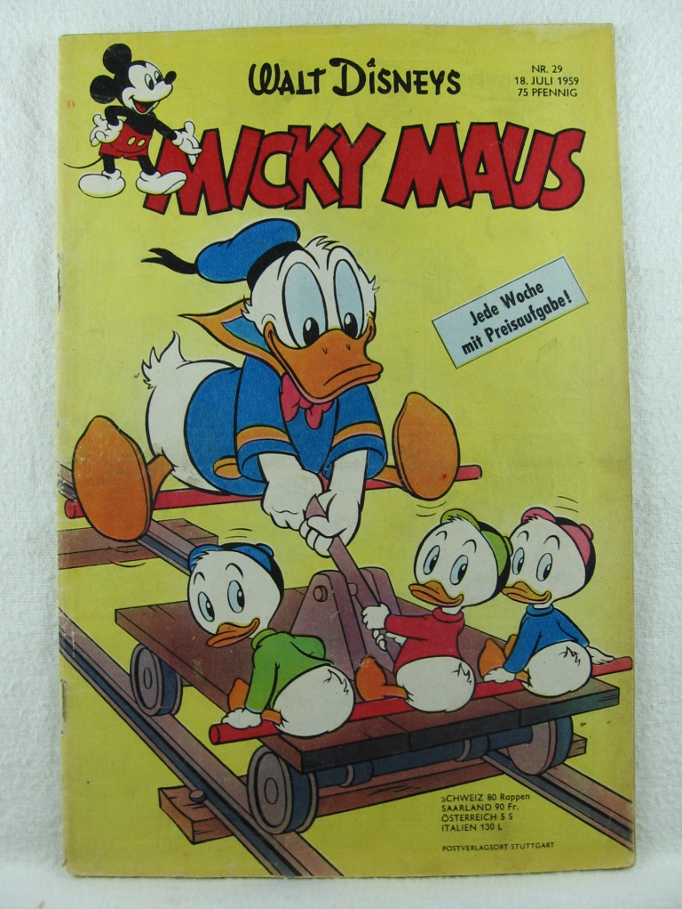 Disney, Walt:  Micky Maus. Heft 29, 1959. 