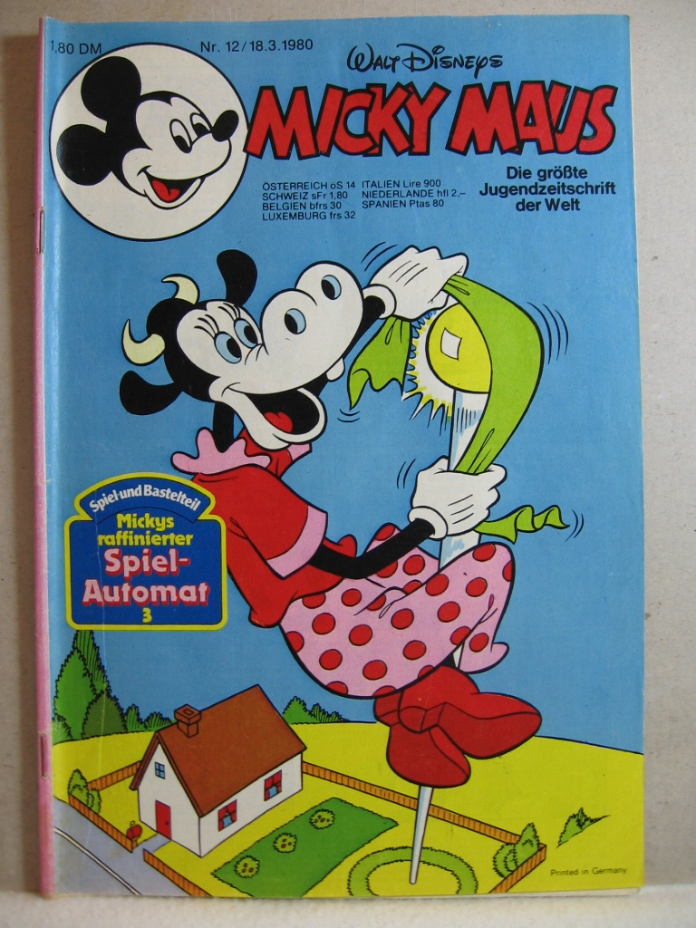 Disney, Walt:  Micky Maus. 1980, Heft 12. 