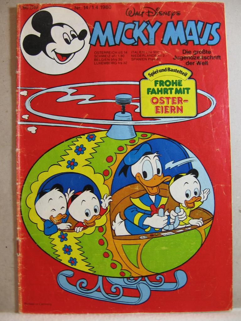 Disney, Walt:  Micky Maus. 1980, Heft 14. 