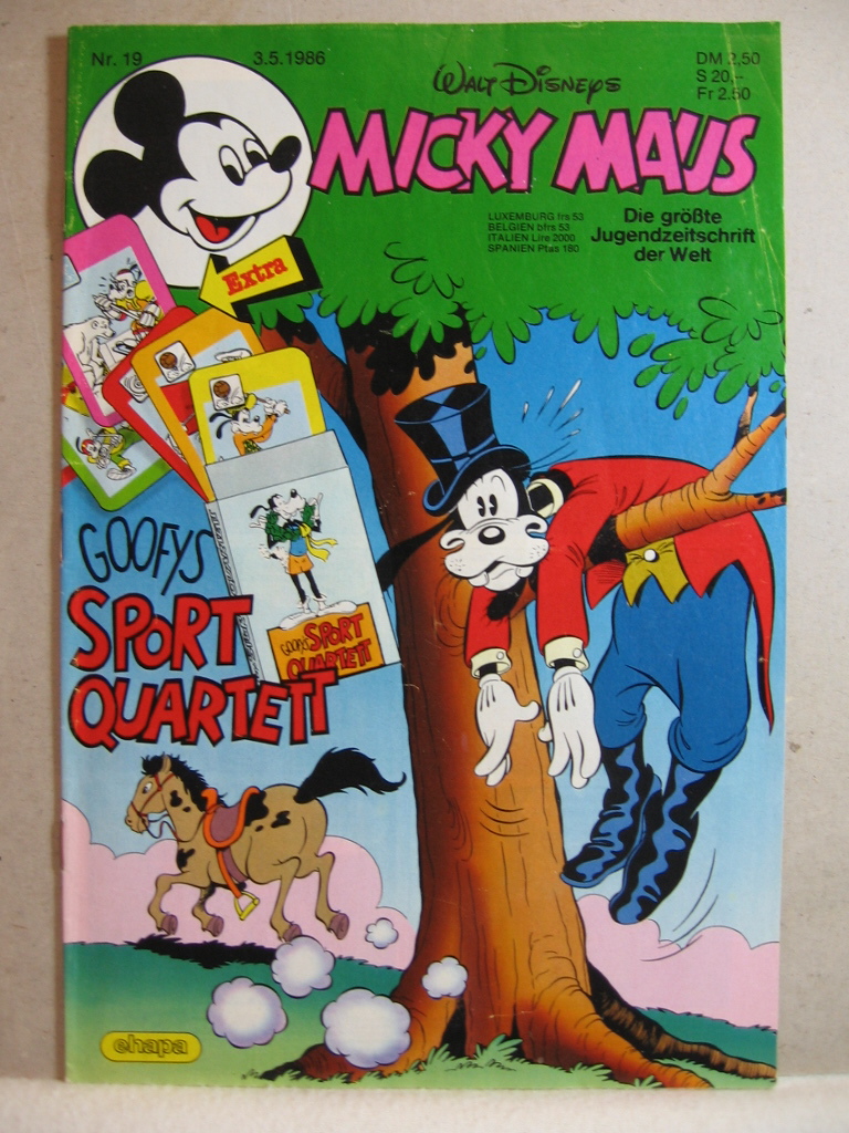 Disney, Walt:  Micky Maus. 1986, Heft 19. 