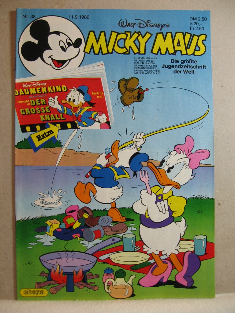 Disney, Walt:  Micky Maus. 1986, Heft 38. 