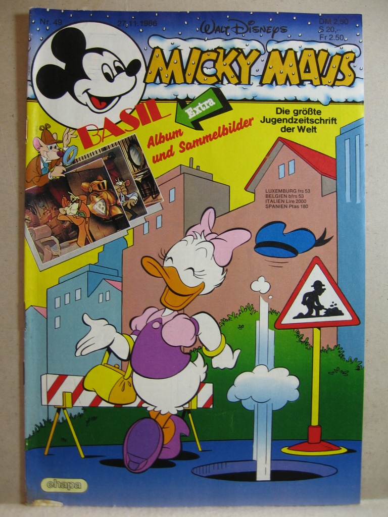 Disney, Walt:  Micky Maus. 1986, Heft 49. 