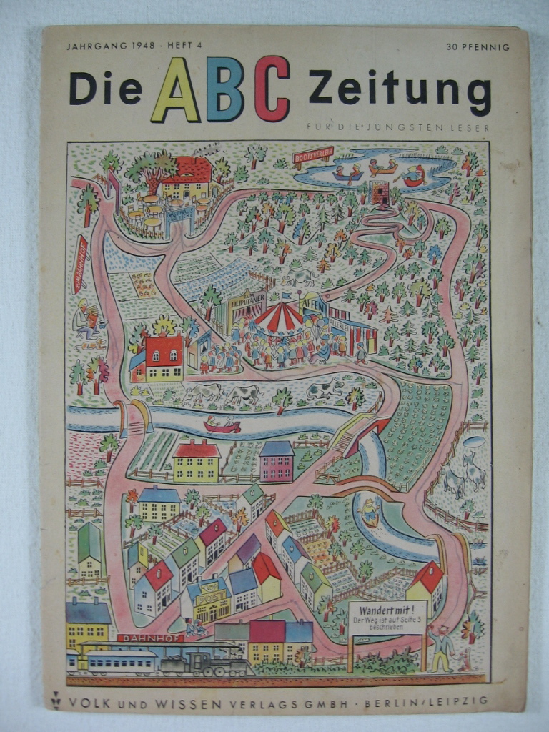   Die ABC Zeitung. Für die jüngsten Leser. Jahrgang 1948, Heft 4. 