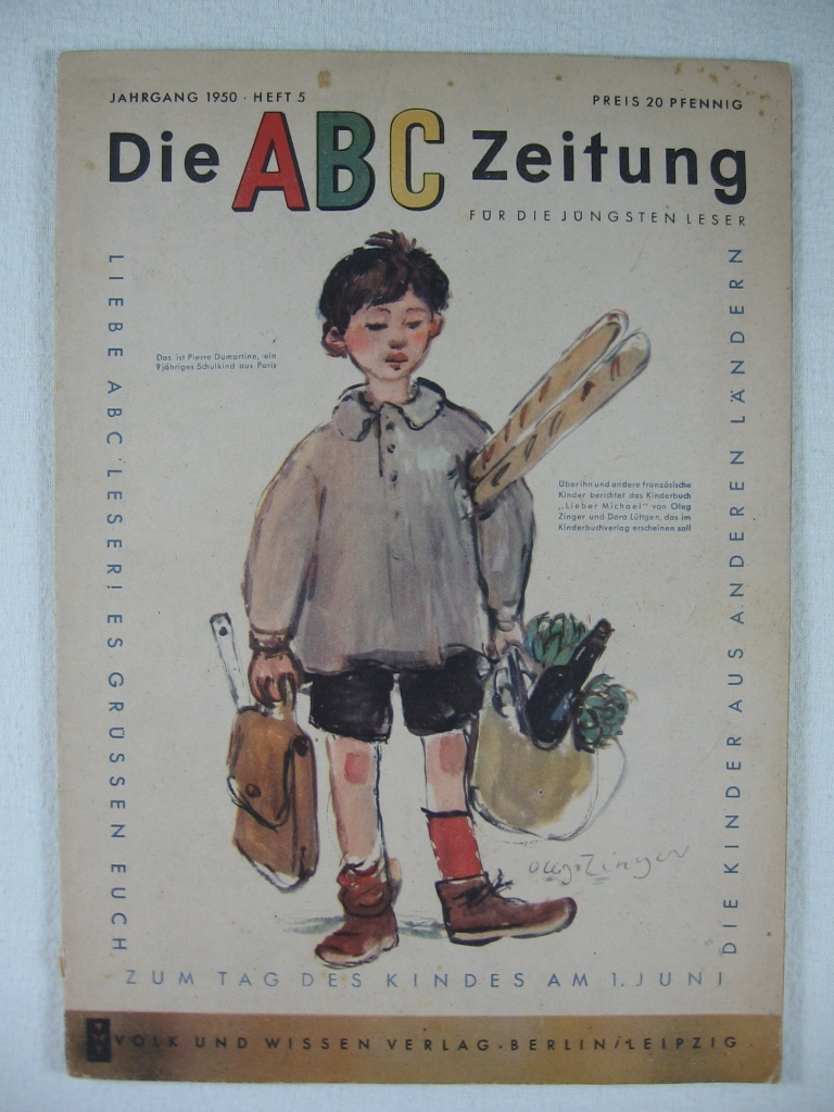   Die ABC Zeitung. Für die jüngsten Leser. Jahrgang 1950, Heft 5. 