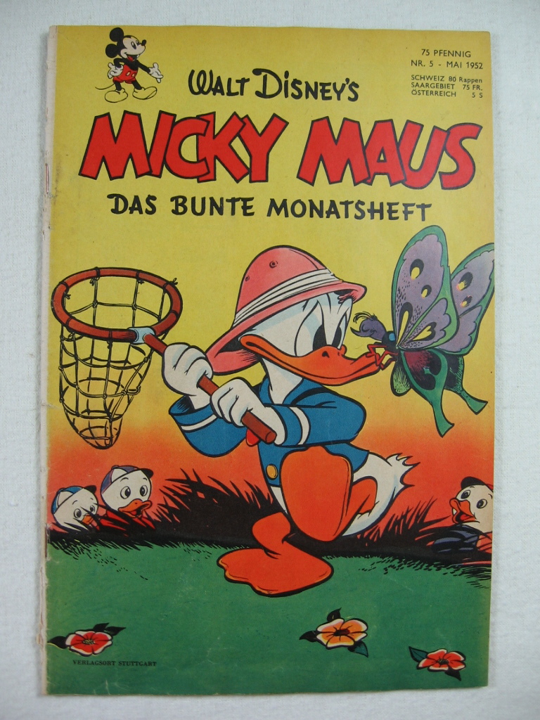 Disney, Walt:  Micky Maus. 2. Jahrgang, Nr. 5. 