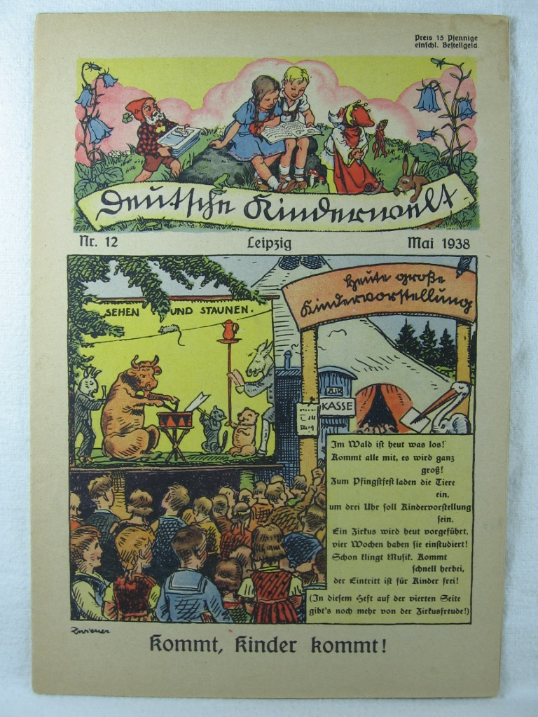   Deutsche Kinderwelt. Jahrgang 1938, Heft Nr. 12. 