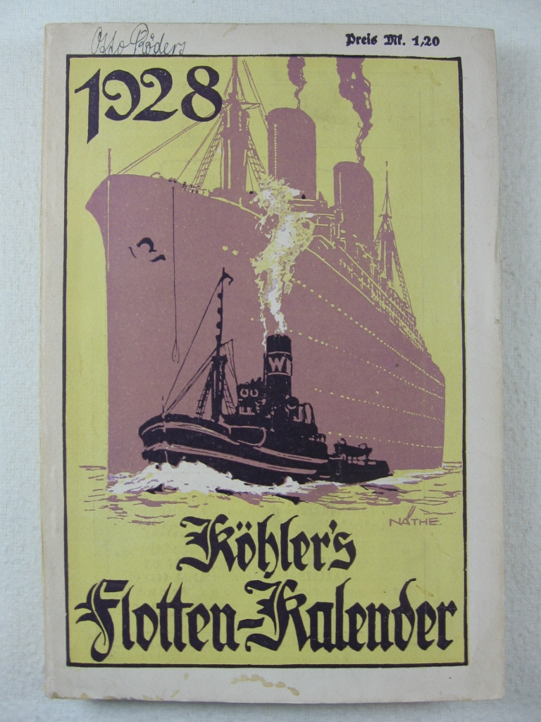   Köhlers Flotten-Kalender für 1928. 