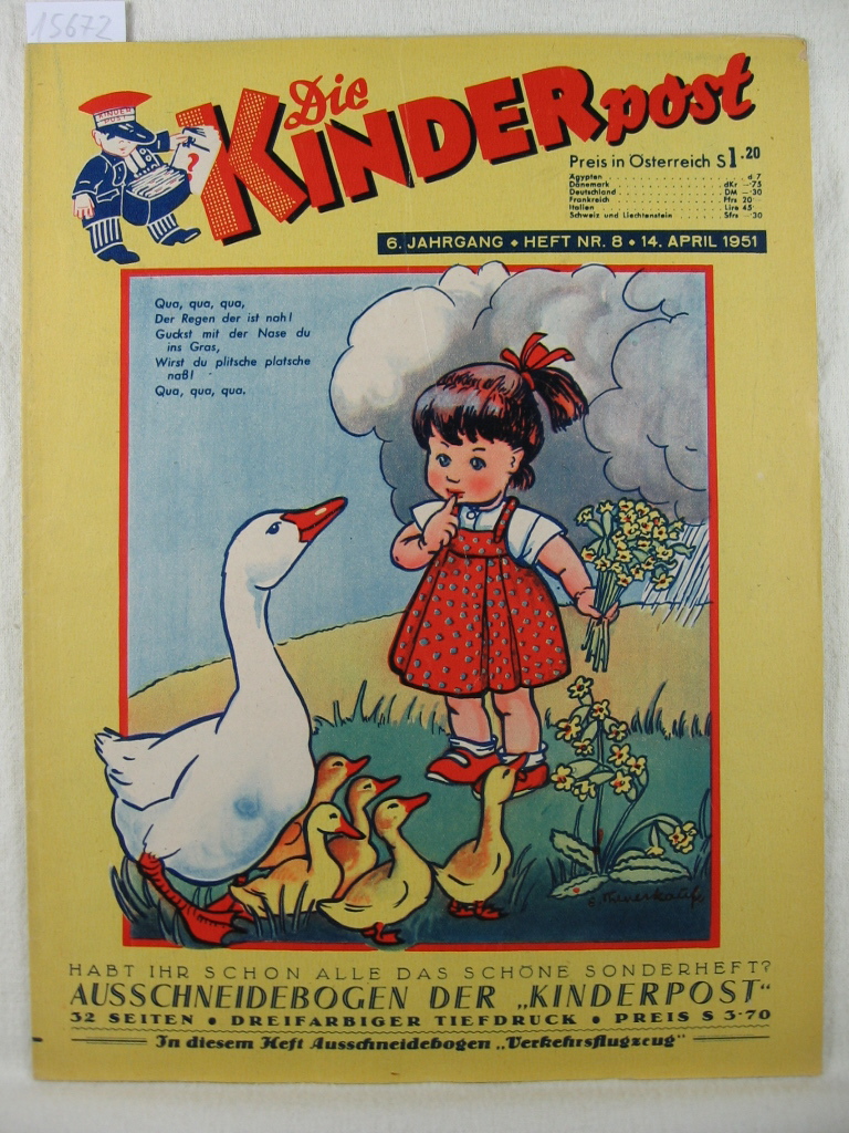   Die Kinderpost. 6. Jahrgang, 1951, Heft 8. 