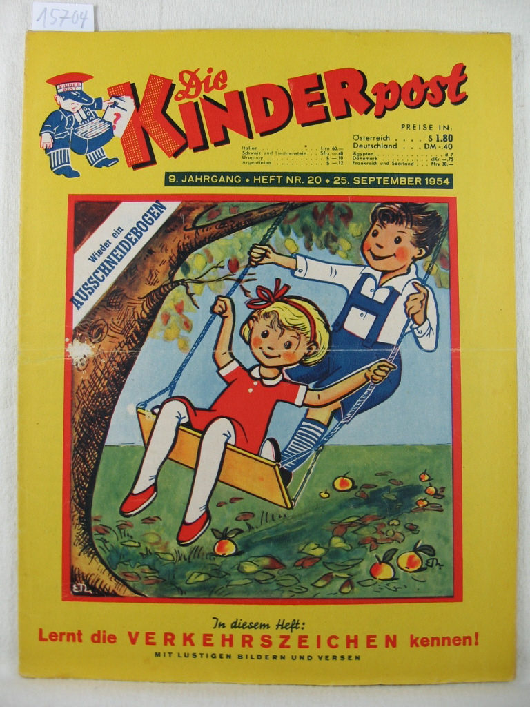   Die Kinderpost. 9. Jahrgang, 1954, Heft 20. 