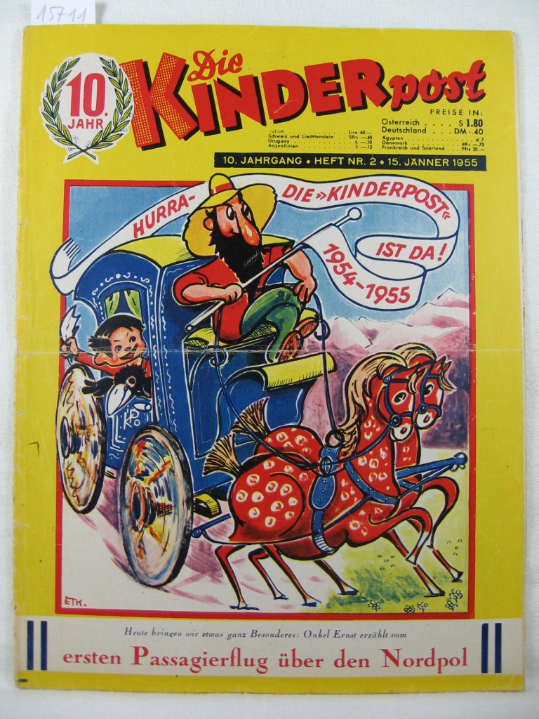   Die Kinderpost. 10. Jahrgang, 1955, Heft 2. 