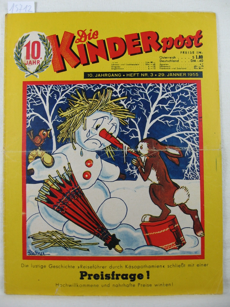   Die Kinderpost. 10. Jahrgang, 1955, Heft 3. 