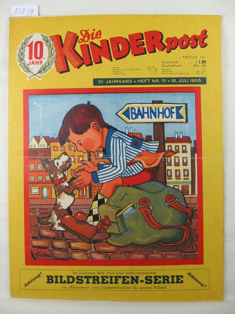   Die Kinderpost. 10. Jahrgang, 1955, Heft 15. 