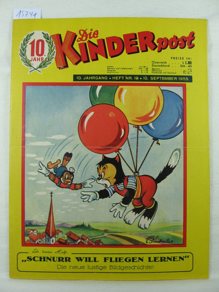   Die Kinderpost. 10. Jahrgang, 1955, Heft 19. 