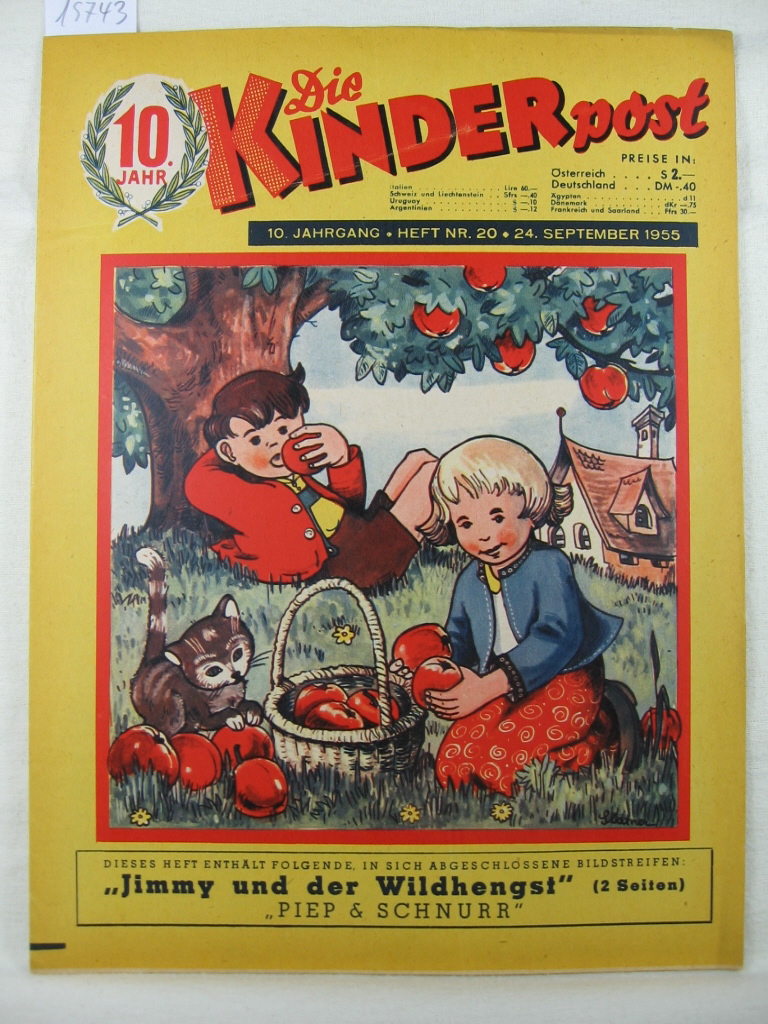   Die Kinderpost. 10. Jahrgang, 1955, Heft 20. 