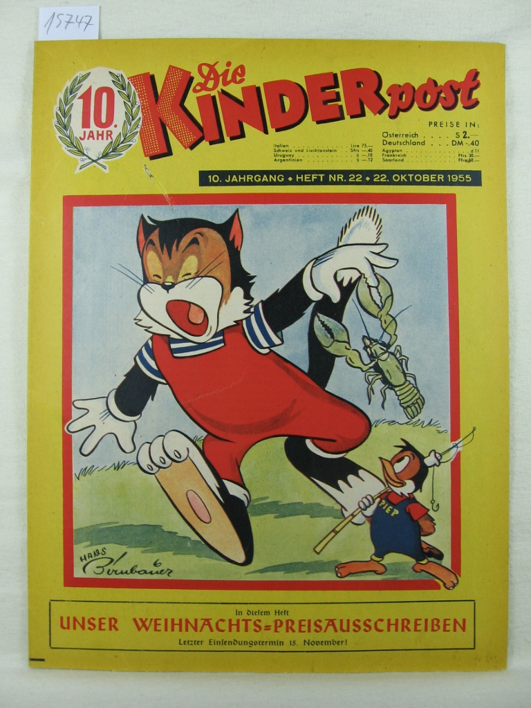   Die Kinderpost. 10. Jahrgang, 1955, Heft 22. 