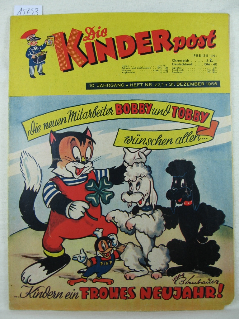   Die Kinderpost. 10. Jahrgang, 1955, Heft 27/1. 