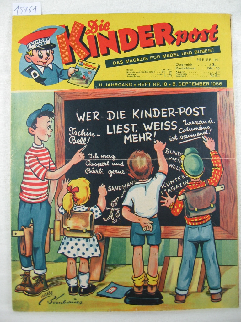   Die Kinderpost. 11. Jahrgang, 1956, Heft 18. 