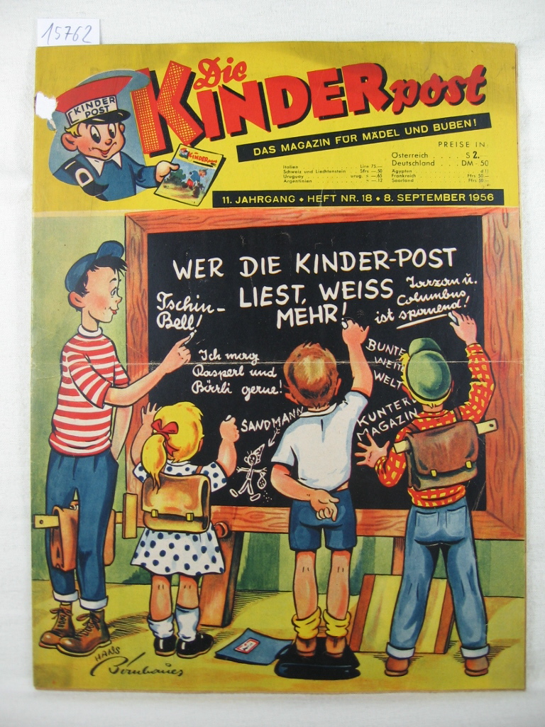   Die Kinderpost. 11. Jahrgang, 1956, Heft 18. 