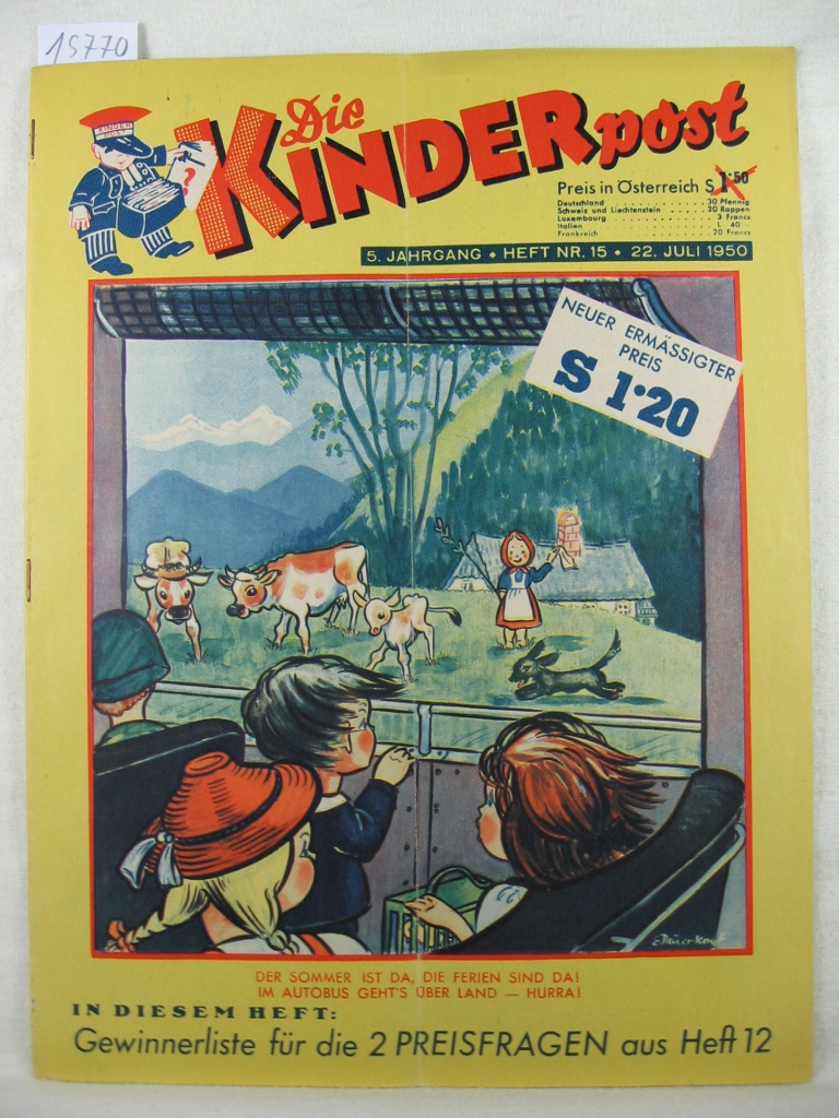   Die Kinderpost. 5. Jahrgang, 1950, Heft 15. 