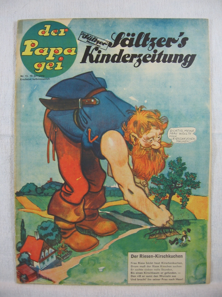   Der Papagei. 10. Jahrgang, Nr. 12. Sältzers Kinderzeitung. 