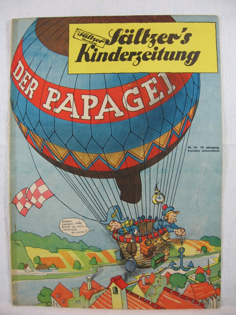   Der Papagei. 10. Jahrgang, Nr. 16. Sältzers Kinderzeitung. 