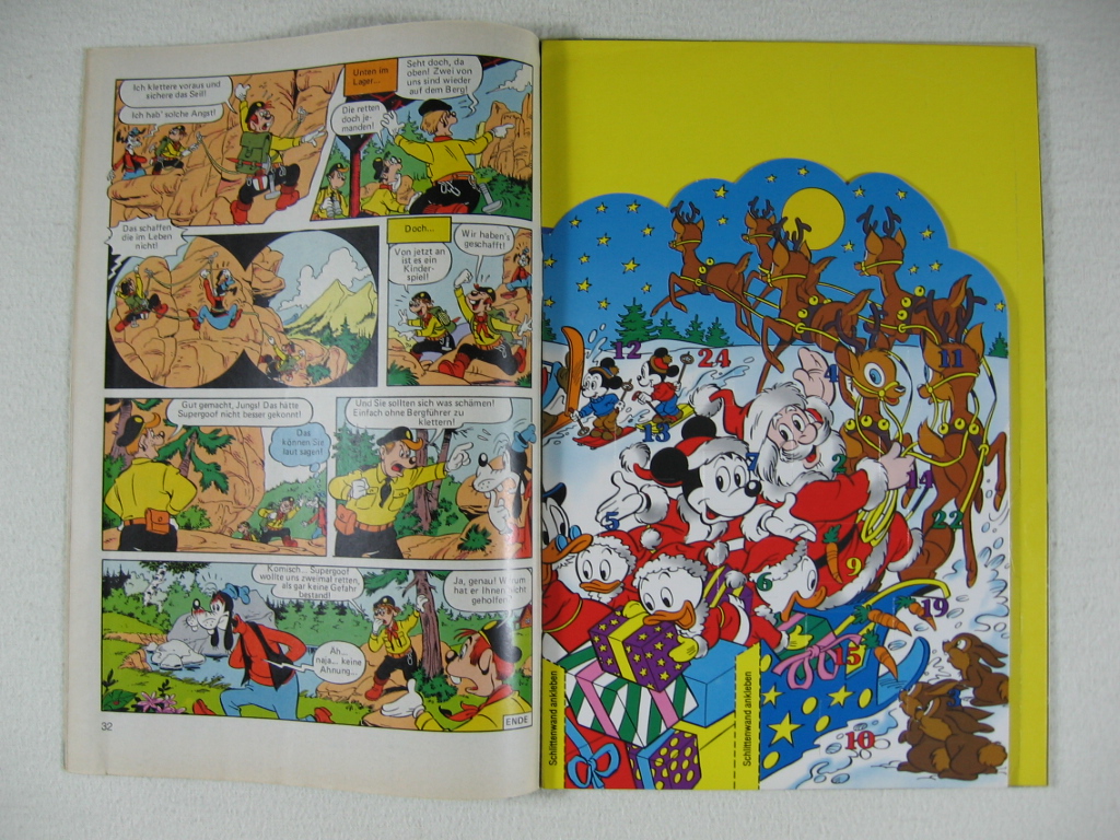 Disney, Walt:  Adventskalender in: Micky Maus. 1989, Nr. 48. 