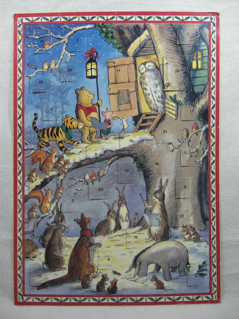   Adventskalender: Winnie-the-Pooh / Pu der Bär. 