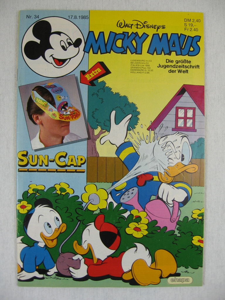 Disney, Walt:  Micky Maus. 1985, Heft 34. 