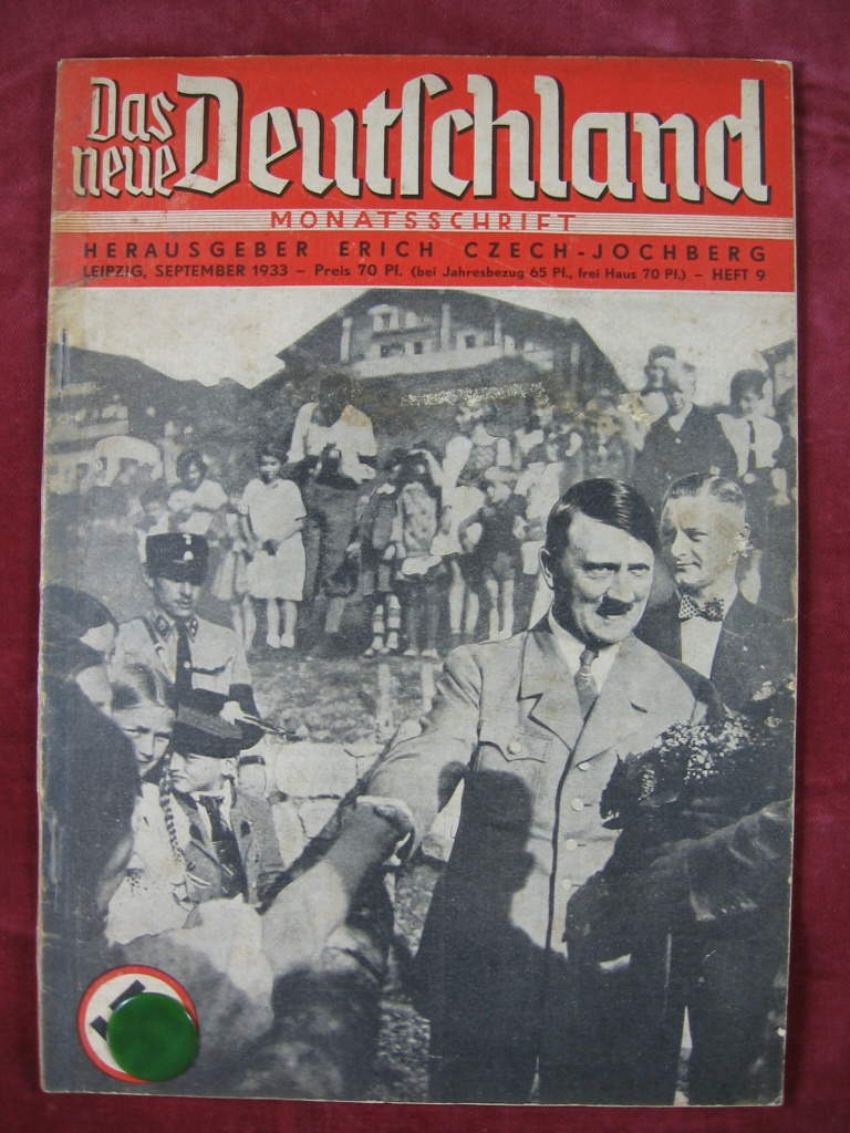 Czech-Jochberg, Erich (Herausgeber):  Das neue Deutschland. Monatsaschrift. Heft 9, September 1933. 
