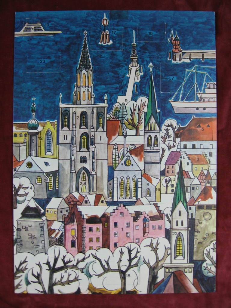   Werbe-Adventskalender: Konstanzer Münster Liebfrauen. 