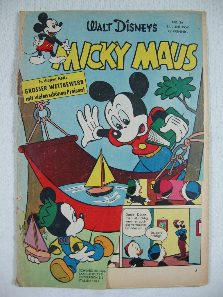 Disney, Walt:  Micky Maus. 8. Jahrgang, Heft 24. 